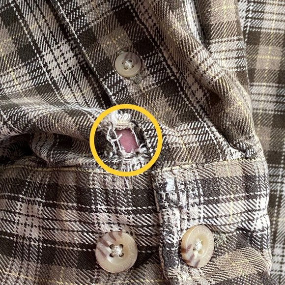 Carhartt Men's Original Fit Loden Green Cotton Flannel Button Up Shirt Size XL - Picture 9 of 12